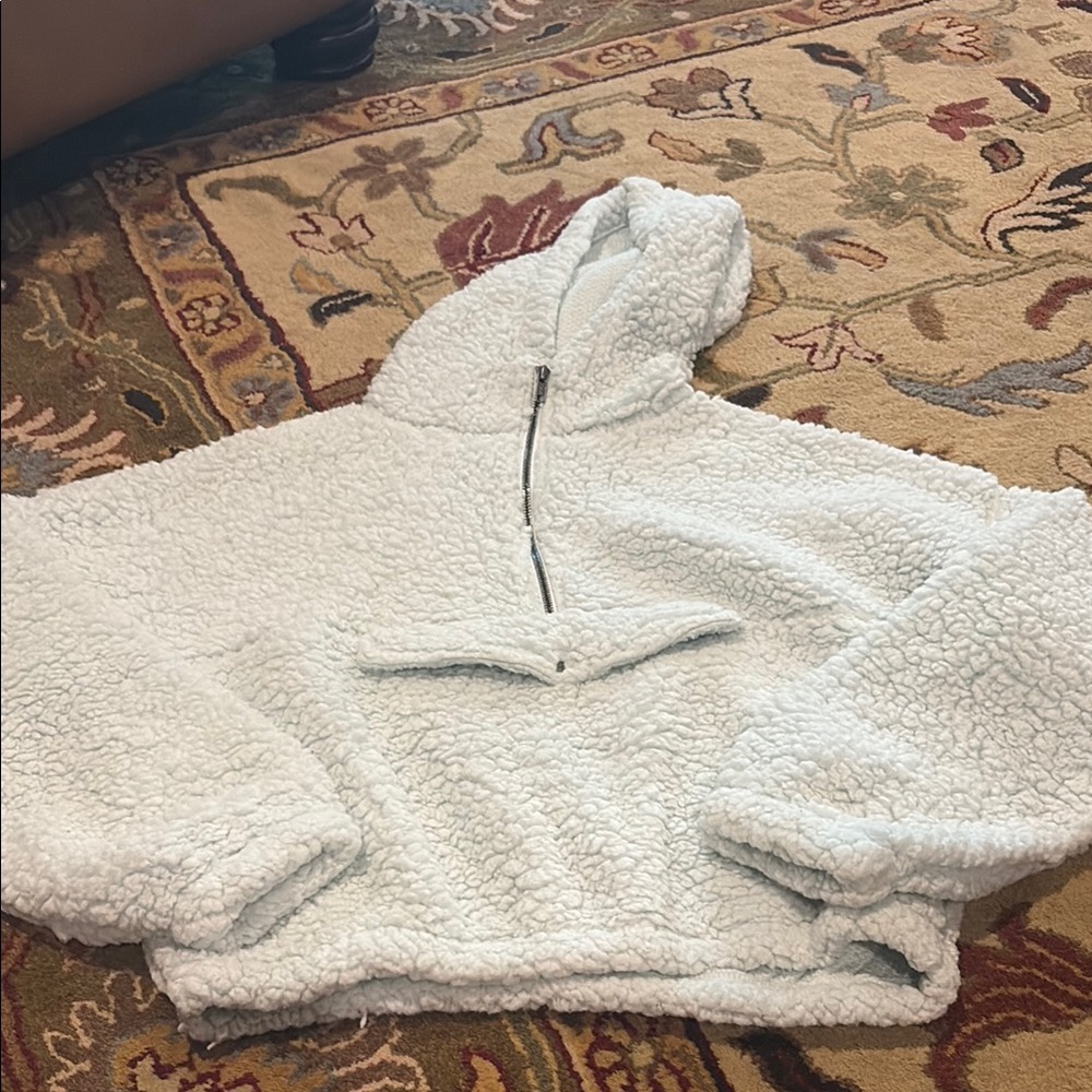 Flirtitude Blue Half Zip Hoodie